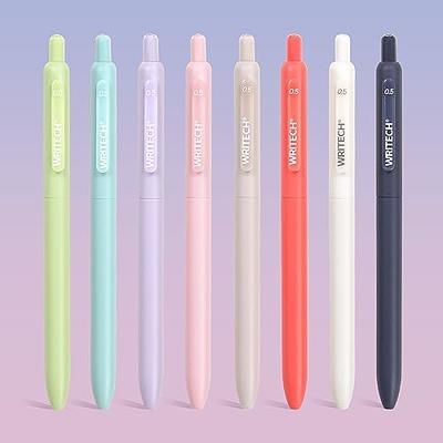 Rosyposy Color Note Gel Pen and Highlighter Set / Set of 5 Aesthetic Colored  Ink Gel Pen Set, Retractable Gel Pen Set, ST Nib Gel Pen 