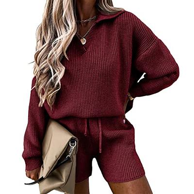 PRETTYGARDEN Women Casual 2 Piece Outfit 2024 Fall Fashion Clothes Long  Pant Set Long Sleeve Sweatsuits (Solid Army Green,Small) at  Women's  Clothing store