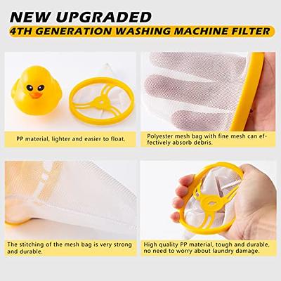2pcs Lint Catcher for Laundry,Pet Hair Remover for Laundry,Washing Machine Floating Lint Mesh Bag,Reusable Household Hair Filter Washer Lint Trap Net