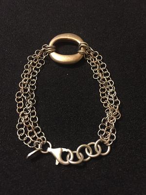 Link Bracelet Sterling Silver 7.75