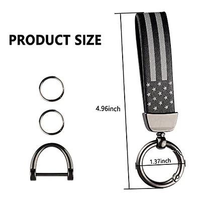 Car Keychain Kit, Anti-Loss D-Ring Keychain, Rotatable 360 Degrees with  Screwdriver, Suitable for Men and Women (US Flag Keychain) - Yahoo Shopping