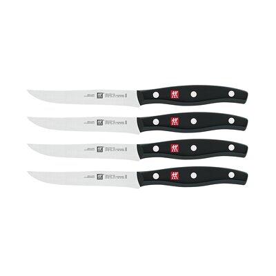 Winston Porter Stainless Steel Serrated Steak Knife Set Dishwasher Safe