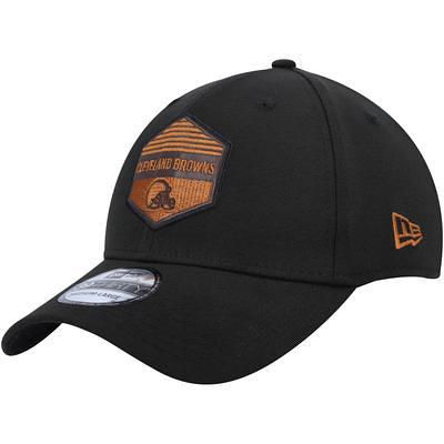 Men's New Era Black Cleveland Browns Ink Dye 2022 Sideline 9FIFTY Snapback  Hat