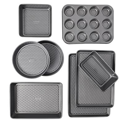 G & S Metal Products Company OvenStuff Non-Stick 6-Piece Toaster Oven Baking Pan Set - Non-Stick Baking Pans, Easy to Clean and Perfect for Single