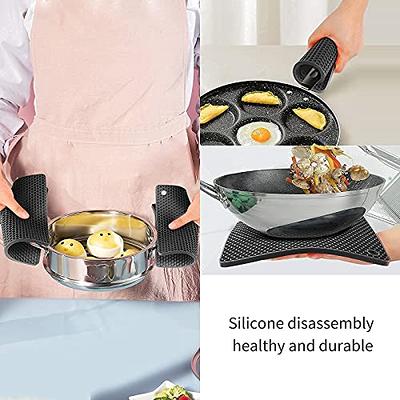 Silicone Mats, Hot Pot Holders Insulation Mat Pad with Hanger Holes, Non  Slip Durable Food Grade Coasters Heat Resistant Hot Pads Pots Pans Bowl  Mats
