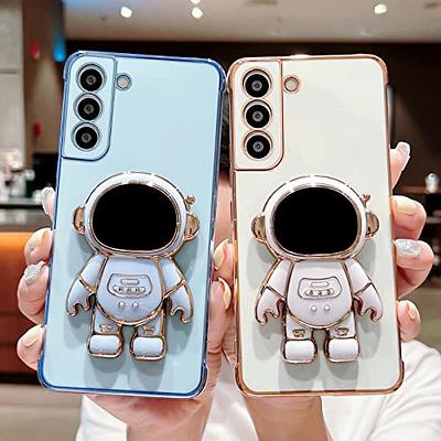 for Redmi Note 12 Pro 5G Case Silicone with Cute Astronaut Kickstand,  Shockproof Xiaomi Redmi Note 12 Pro 5G Phone Case Cute Loopy Cover for  Women