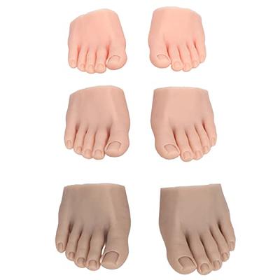 Silicone Practice Hand for Acrylic Nails, Nail Practice Hand False Fake  Nail Mannequin Hand Nail Training Half Hand Flexible Bendable Nail Train  Hand