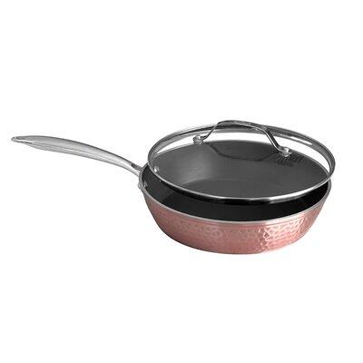 ESLITE LIFE Nonstick Grill Pan with Lid for Stove Tops 9.5 Inch