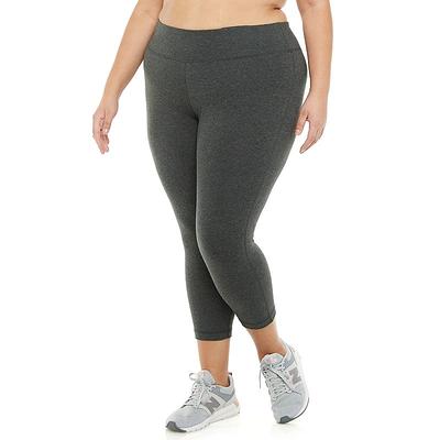 Plus Size Tek Gear Essential High-Waisted Capri Leggings, Women's