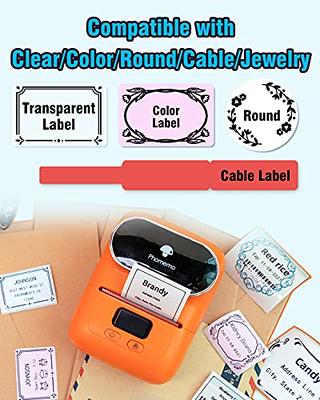 Phomemo M110S Label Maker- Mini Portable Bluetooth Thermal Label Printer  for Clear Label, Barcode, Clothing, Jewelry, Retail, Mailing, Business