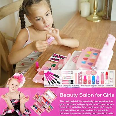 Pretend Makeup Kids Toys Girls, Kids Nail Polish Set Girls