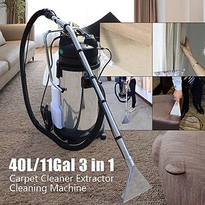 CNCEST Portable Carpet Cleaner Machine 40L/11Gal Household Dust Cleaner  Extractor 110V Carpet Extractor Wand Automatic Carpet Washer Spray Machine