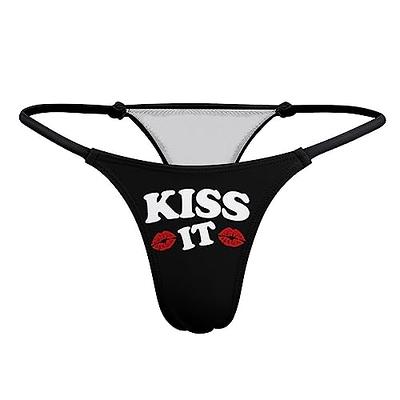  BAIJIAOYUN This Is Why I Squat Women's Black Charming Thong  Lingerie G-String T-Back Panties Gift for Wife Girlfriend S : Clothing,  Shoes & Jewelry