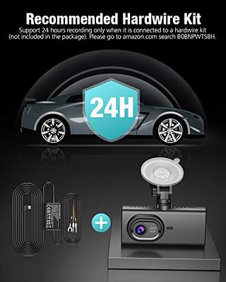 sarmert 4K Dash Cam Front and Rear with 64GB SD Card, 4K Car Dashcam+1080P  Backup Camera Built-in 5G WiFi GPS, Dual Dash Camera for Cars with WDR