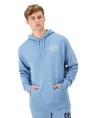 Champion Men's Script Logo Powerblend Hoodie - Macy's