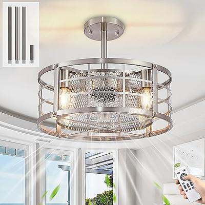 Doltoro Caged Ceiling Fans With Lights