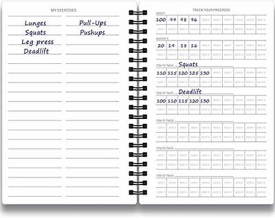 Workout Log Book for Women: Daily Exercise & Fitness Journal for Tracking  Gym Training, Weight Loss, and Bodybuilding Progress - Yahoo Shopping