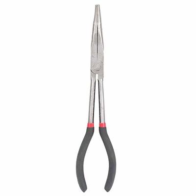 Timpfee Needle Nose Pliers 11In Extended Handle Pliers 45 Degrees Curved  Nose Steel Pliers with Plastic Handle Hardware Tool - Yahoo Shopping