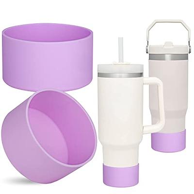 2Pcs Silicone Bumper Boot for Stanley Quencher Adventure 40oz Tumbler with  Handle & Stanley IceFlow 20oz 30oz and and Compatible with Hydro Flask Wide  Mouth 12oz 21oz 24oz Stealth Landing (Rose+Green) 