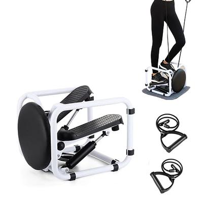 bubbacare Tohoyard Steppers for Exercise, Mini Stepper with LcD Monitor,  Quiet Fitness Stepper with Resistance Bands, gym Stair Stepper fo