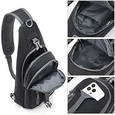 SKYSPER Sling Bag Crossbody Backpack - Chest Shoulder Cross Body Bag Travel  Hiking Casual Daypack for Women Men