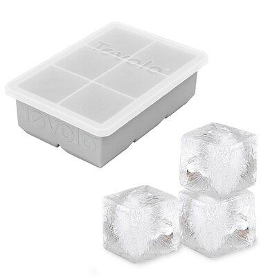 Vremi Stackable Large Ice Cube Trays — Pack of 2 Silicone Trays