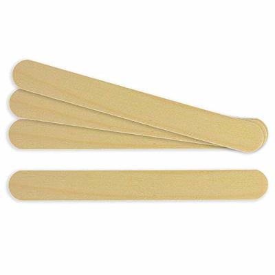  Tongue Depressors Non Sterile Non Splinter Chemical Free  Wooden 6 Inch High Grade Natural Birch By P&P MEDICAL SURGICAL Box Of 100
