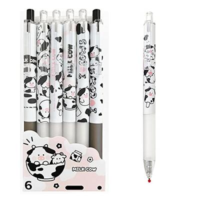 57 Pcs Cute Cow Pen Set Cow Gifts Include Kawaii Cow Black Gel Ink Pens, Cow  Plushies and Waterproof Cow Stickers for Women Kids Girl Office School  Supplies - Yahoo Shopping