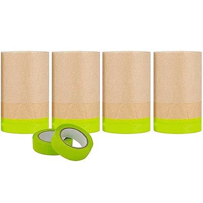 Pre-Taped Masking Paper-6inchx50feet Tape and Drape Painters Paper,Automotive  Paint Masking Paper,Masking Paper for Painting Cars,Floor Protection,Wall  Covering(Masking Paper:4rolls ,Tape:2rolls) - Yahoo Shopping