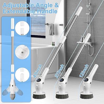 Rechargeable Electric Power Spin Scrubber with 7 Replaceable Brush Heads,  Cordless Electric Shower Scrubber with Adjustable Extension Long Handle for  Bathroom - Yahoo Shopping