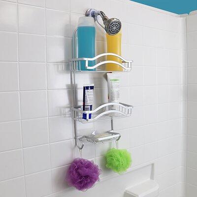 Hawley 2 Way Convertible Shower Caddy Rebrilliant Finish: White