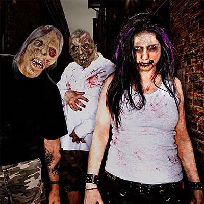 Halloween Monster Dead Smiling Demons Zombie Scary Face Mask Latex Horror