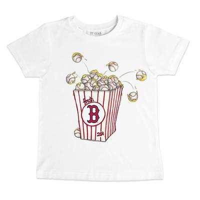 Girls Toddler Tiny Turnip White Boston Red Sox Babes Fringe T-Shirt - Yahoo  Shopping