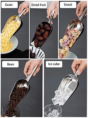 Stainless-Steel Ice Cube Scoop Bar Buffet Kitchen Spice Candy