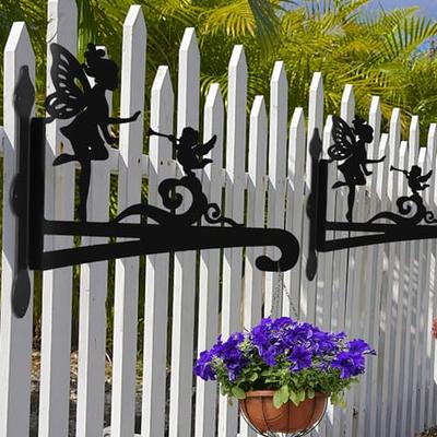 Gray Bunny Outdoor Plant Hanger Hook, 15” Hand Forged Straight Iron Wall  Hooks for Bird Feeders, Lanterns, Wind Chimes, Patio Decor - Black - Yahoo  Shopping