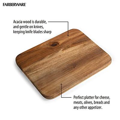 Farberware Bamboo Cutting Board with Non-Slip Corners, (11 x 14)