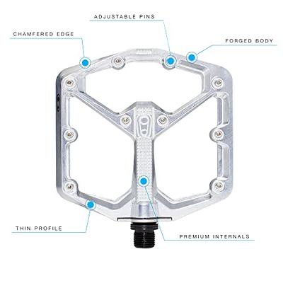 Crankbrothers Stamp 7 Large Mountain Bike Pedals - Silver Edition