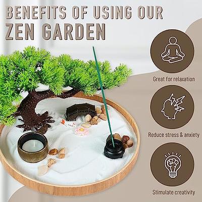 Japanese Zen Garden Meditation Decoration – Home Office Bonsai Zen Garden