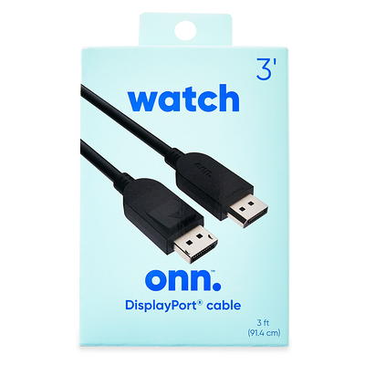 onn. 6' USBC to HDMI Male Connector Cable, Black