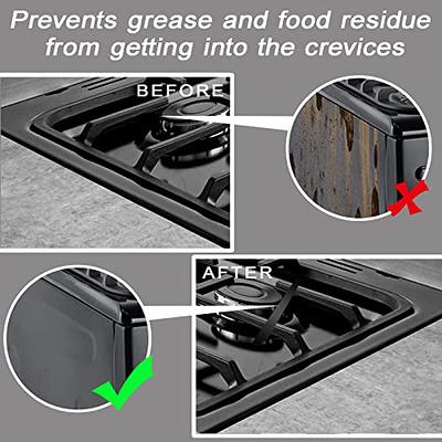 Stove Cover, Stove Guard, Stainless Steel Stove Gap Covers, Heat Resistant  & Eas