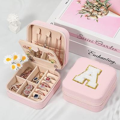 Longwu Travel Jewelry Organizer for Women Girls,Mini Travel Jewelry Case,Travel  Ring Organizer Necklace Organizer Earring Organizer Box,Small Jewelry  Organizer,Gifts for Girls Women,Travel Essentials Beige-S - Yahoo Shopping