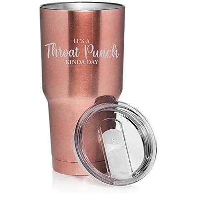 It's A Throat Punch Kind Of Day - Engraved Stainless Steel Tumbler, Funny  Gift For Men, Personalized Tumbler For Him