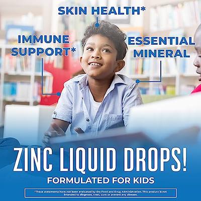 Toddler Liquid Ionic Zinc with Organic Glycerin by MaryRuths Zinc Sulfate  for Immune Support Vegan Formulated