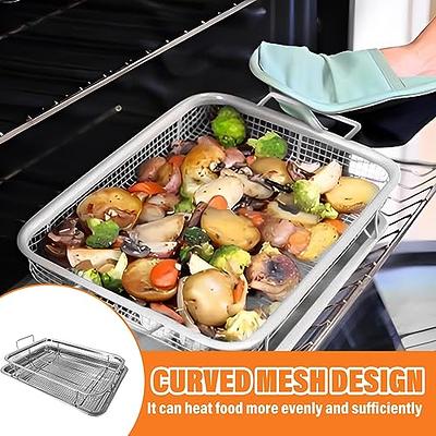 Air Fryer Replacement Basket, Non Stick Sturdy Roasting Cooking Cast Iron  Baking Tray | Universal Bread Pan Air fryer Accessories for All Air Fryer