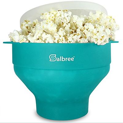 The Original Salbree Microwave Popcorn Popper Machine, Silicone Popcorn  Maker, Collapsible Microwavable Bowl - Hot Air Popper - No Oil Required -  The