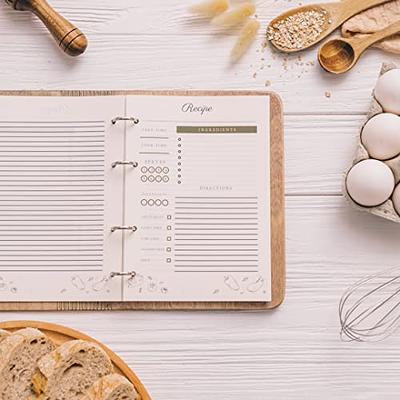 Blank Recipe Book,To Write In Your Own Recipes, Blank Cookbo - Inspire  Uplift