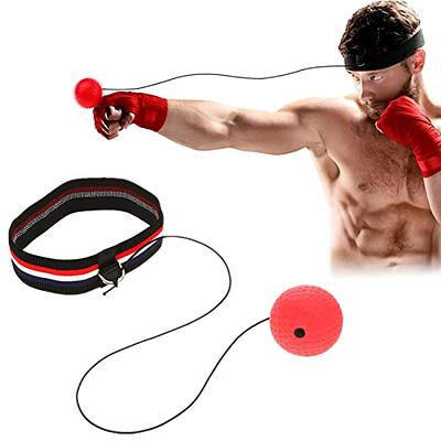 Boxing Reflex Ball for Kids and Adults,4 Levels Boxing Ball with 2  Adjustable Headbands,Boxing Equipment Punching Ball Great for Hand Eye  Coordination