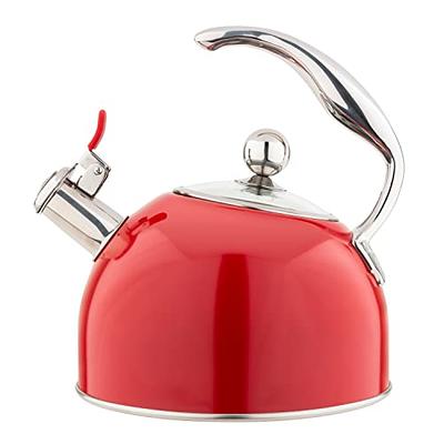 The Pioneer Woman Sweet Romance Stainless Steel Whistling Tea Kettle