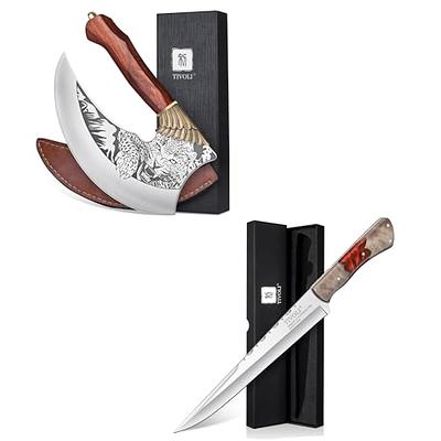 DRAGON RIOT 8 Unique Eagle Style Chef Knife Viking Gifts for Men Viking  Knives High Carbon Steel Kitchen Knife with Sheath BBQ Knife - Yahoo  Shopping