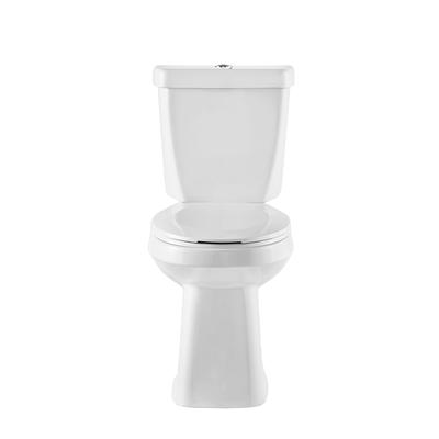 Project Source Danville Black Elongated Chair Height 2-piece WaterSense  Toilet 12-in Rough-In 1.28-GPF in the Toilets department at